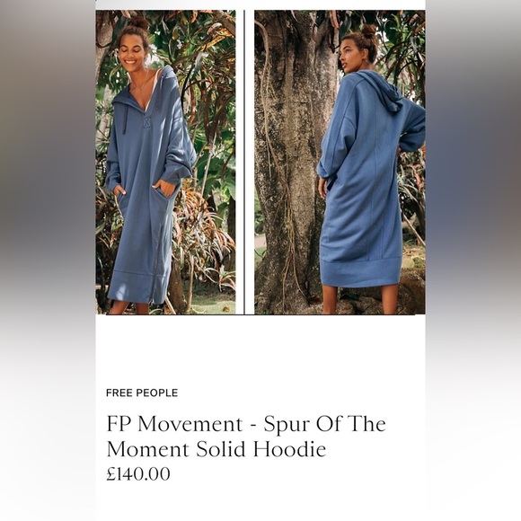 FP Movement by Free People Blue Slouch Hoodie - Picture 6 of 12